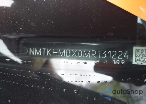 2021 Toyota C-Hr Xle z USA, uszkodzony, nr VIN NMTKHMBX0MR131224